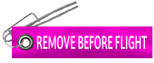 Load image into Gallery viewer, REMOVE BEFORE FLIGHT Parachute Tag