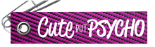 Load image into Gallery viewer, Cute but Psycho Parachute Tag