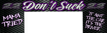 Load image into Gallery viewer, S&amp;S Motorsports Don’t Suck Helmet Blinder