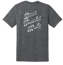 Load image into Gallery viewer, Going Bracket Racing Door Trucks Rule Adult Tee