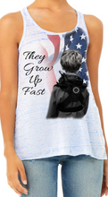 Load image into Gallery viewer, They Grow Up Fast Racer Back Tank